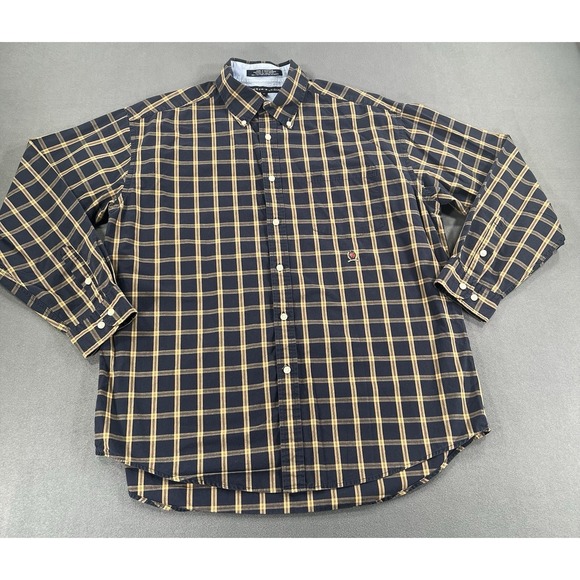 Tommy Hilfiger Other - Vintage Tommy Hilfiger Button Down Shirt Sz Large Plaid Checkered Preppy 90s